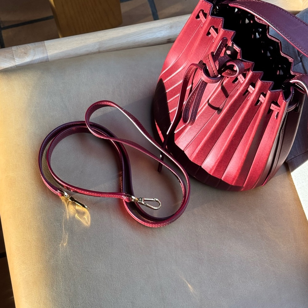 Mansur Gavriel Pleated Bucket Bag - Picture 5 of 6